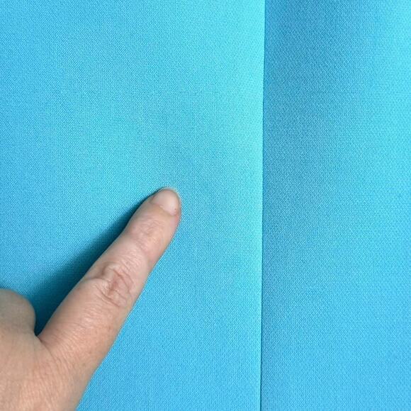 Black Halo Teal Pabla One Sleeve High Neck Mini Sheath Dress Women's Size 12 - Picture 9 of 13